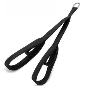 스트랩 홈 핸들 그립 풀다운 보조 등 케이블 홈트 삼두 운동 헬스 로프 운동기구