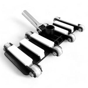 FibroPool 프로페셔널 등급의 유연한 풀 진공 헤드 - 모든 표면에서 쉽고 깊은 청소를 위한 초광각, 무게 중심 설계 표준 수영장 폴 및 호스와 호환 가능