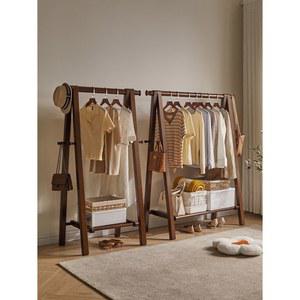 원목행거 스탠드 의류매장 인테리어 시스템 랙 옷장