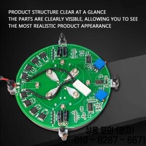 무거운 자기 부상 베어 메탈 모듈 운동 화분에 심은 식물 전시 스탠드 스피커