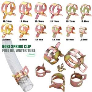 클립 진공 실리콘 호스 클램프 자동차 오일 물 튜브 6mm 7mm 8mm 9mm 20mm 선택 25 개 75