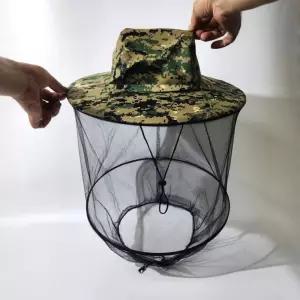 방충 모자 모기장 벌레차단 야외 낚시 등산용 양봉