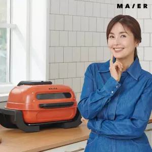 [마이어] 와이드 듀얼히팅 생선그릴 (+다용도팬+유분필터10매) (GF-008) / 신애라 3중 필터