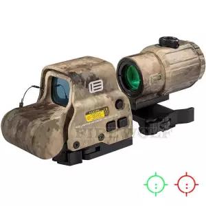 이오텍 EXPS 558 탄색 사이트 충전기 홀로그램 서바이벌 워리어 은막 샌드