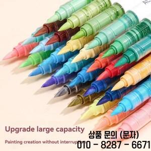 9개/상자 믹스 컬러 아크릴 마커 세트 락 페인팅 펜 14세 이상 선물 낙서 돌 유리 책 신발 DIY 공예 용품