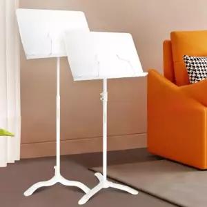 악보 악보대 거치대 보면대 높이조절 화이트 지휘자 스탠드