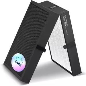 블루에어와 호환되는 페이스쿨 7400 스마트 필터 교체 7400.7470i.7410i 7440i 공기청정기 3단계 메인 및