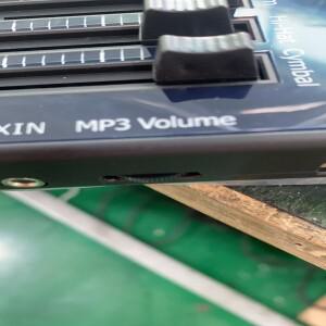 케이블이 있는 전자 타악기 드럼 세트 사운드 트리거 모듈