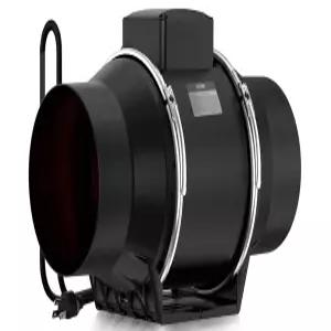 FASDUNT 6인치 인라인 덕트 팬(EC 모터 포함) - 욕실 주방 및 성장 텐트 3D 프린터에서 최적의 환기를 위한