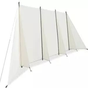 히말라야 캠핑 방풍 보호 울타리 스토브 앞유리 쉼터 스크린 다기능 휴대용 경량 야외 펄 화이트