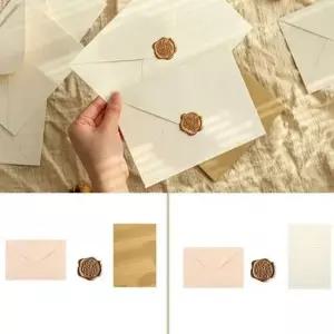 [문구] 실링 스티커 화이트 편지지 DIY 세트 봉투 기념일