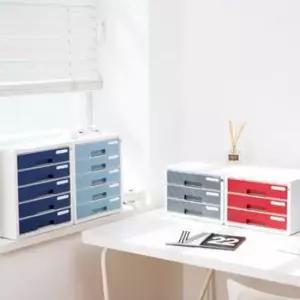 [문구] 시스맥스 시스템 컬러 서류함 3단 문서 수납 서랍형