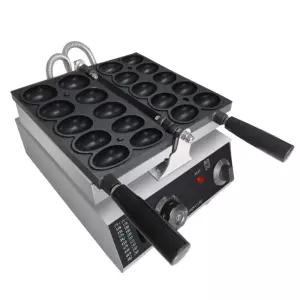 계란빵기계 메이커 에그와플 제조기 업소용 대용량 간식 카페 간식메이커 타이머 제빵 타원형