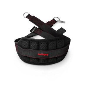 벨트 스쿼트, 랙 부착 및 스쿼트 기계를 위한 더 핏가이 얼티밋 벨트, 구조화된 등받이 지지대, 다운 무브먼트, 패딩 처리된 엉덩이 허벅지 부위, 버클 스트랩 - 미끄럼 방지, 헤비 듀티