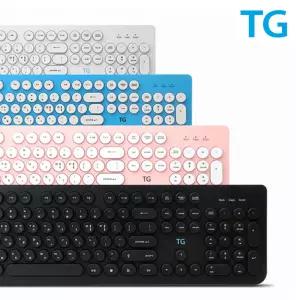 TG삼보 TG-K8600U 아이솔레이션 USB 유선 컴퓨터 PC 저소음 키보드 원형키캡 멤브레인 회사 사무용
