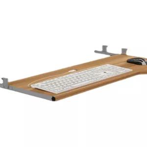 원형 키보드 트레이 확장형 브라켓 컴퓨터 책상용 두꺼운 받침대