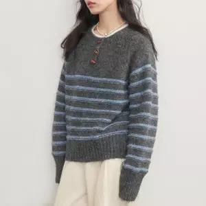 [몽벨리즈]아뜨랑스트라이프니트 mde2302676