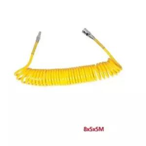 커플러장착 쌍마 우레탄 코일호스 에어작업용 8x5x5M