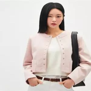 [LAP] LAP 노카라 스웨이드 크랍자켓 AR1LZ261