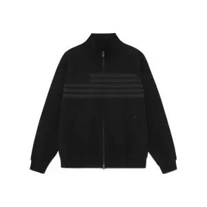 브랜드정품 THE COLDEST MOMENT TCM flag sweat jersey zip-up (black) 132887