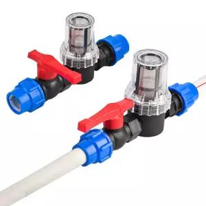 25/32mm PE PVC 수도관 퀵 커넥터 필터 정원 관개 시스템 호스 ？ 스트레이너 여과