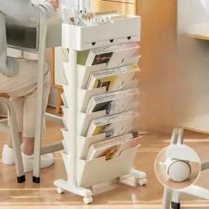 자료정리카트 이동식 문서 보관 정리 파일 측면 사무실 서류 카트
