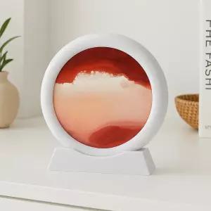 로비프레임 슬로우 모래멍 샌드 아트 액자 화이트레드 감성 인테리어 액자