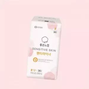 좋은느낌 센서티브 스킨 데일리 팬티 속옷 언더웨어라이너 롱 36매 X 1EA 4605201