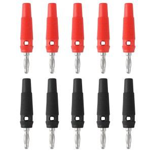 고전류 나사 유형 4mm 바나나 플러그, 스피커 32A, 수 케이블 커넥터, 스택형 어댑터, 개 10
