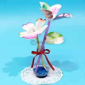 사인펜 색소분리 크로마토그래피 화병 5인 과학교구 집콕놀이 만들기세트 사이언스