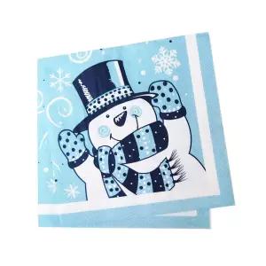 크리스마스 냅킨 눈사람 테이블 장식소품 데코 성탄절