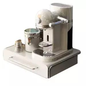 커피 머신 선반 정리함 캡슐 2단 정리대 수납장 슬라이드