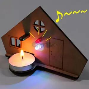 바이메탈 나무집 화재경보기 실험교구 과학놀이키트 사이언스 만들기용품 관찰