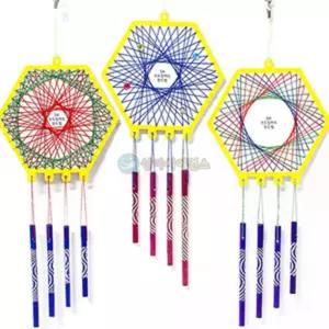 스트링아트 차임벨 윈드벨 만들기세트 6인용 실험키트 과학교구 방과후수업 집콕놀이