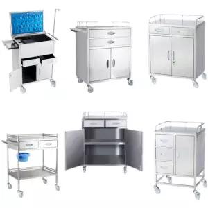 병원 트레이 왜건 트롤리 서빙카 치료 이동식 선반