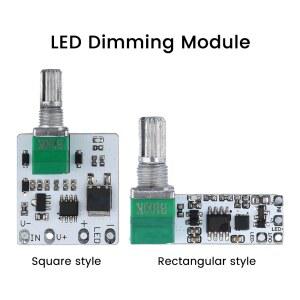 LED 정전압 조광기 모듈 라이트 스트립 밝기 24V 스위치 12V, 조정 단어 보드, 박스, 없음, 깜박임