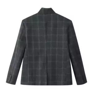 마킷4 여성 봄 자켓 정장 상의 차이나 체크 원버튼 코트 JEN1