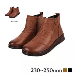 캐주얼 여성 소가죽 내피 부츠 방한화 따뜻한