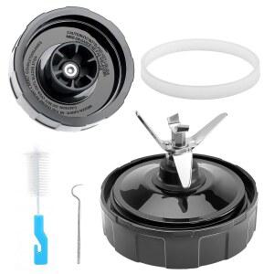 [미국배송] 닌자용 여성 핀 추출기 블레이드 어셈블리 1팩 4인치 / 10CM 블렌더 블레이드 교체 부품 닌자 오토 IQ BL450 BL456 BL480 BL480D BL482 후크 브러시 고무 개스킷(여성 핀 전용)