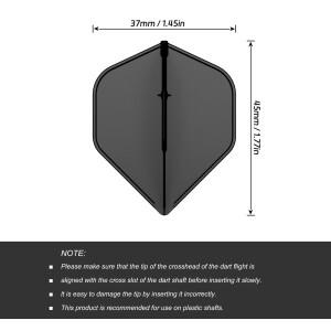 CyeLife 다트 비행 표준 모양 정사이즈 악세서리 세트 내구성 낙상 방지 6 개