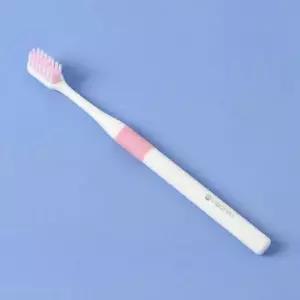 [반려] 포터블 미세 칫솔 5개입 핑크 여행용 개인 위생용품