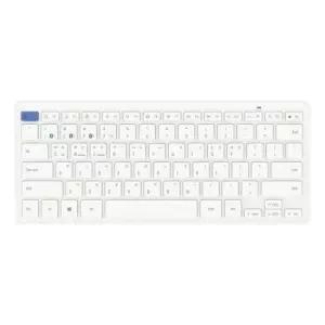 무접점키보드 시크 블루투스무선겸용 키보드(키스킨) 화이트 BTK12