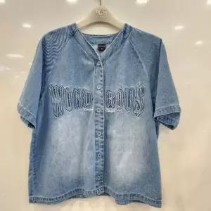 애플핑크 HC07 데님 베이스볼   셔츠형 아우터 데님 베이스볼   셔츠형 아우터 APF0U3