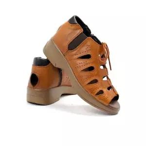 301통굽샌들 컴포트 여성천연가죽 발볼조절