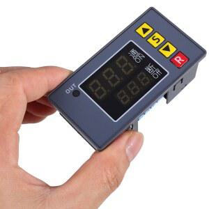 프로그래밍 가능한 타이머 스위치 지연 릴레이 모듈 듀얼 디지털 디스플레이 자동화 장비