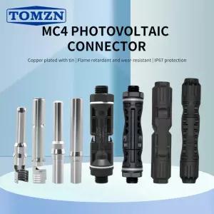 TOMZN PV 태양광 커넥터 2세트 1000V 1500V 32A 45A 패널 분기 전선/보드 터미널 박스 인버터 IP67 10개