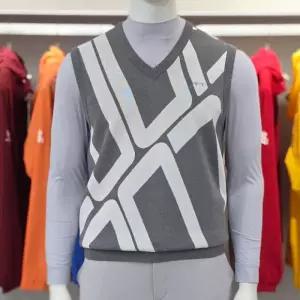 루이까스텔 SS 남성 루이스 사선 아이포인트 브이넥 조끼 7MOVT332G