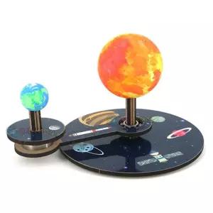 자전 공전 모형 만들기 지구 회전 운동 원리 과학 체험 교구 1인용 실험키트 사이언스