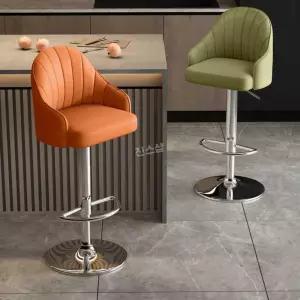 바의자 미용실 간이 가죽검은 높은의자 높은 주방 스툴 빠