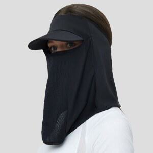 여성용 풀페이스 마스크 여름철 자외선 차단 목 보호 모자 통기성 야외용 커버